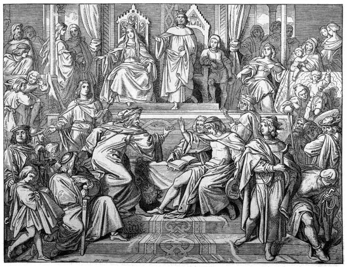 Framed Print : Medieval Singing Contest Wartburg Framed Print : Medieval Singing Contest Wartburg