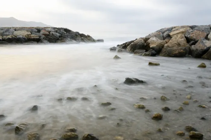 Framed Print : Mediterranean coast in Sitges, Parc National del Garraf, Costa Dorado, Spain, Europe Framed Print : Mediterranean coast in Sitges, Parc National del Garraf, Costa Dorado, Spain, Europe