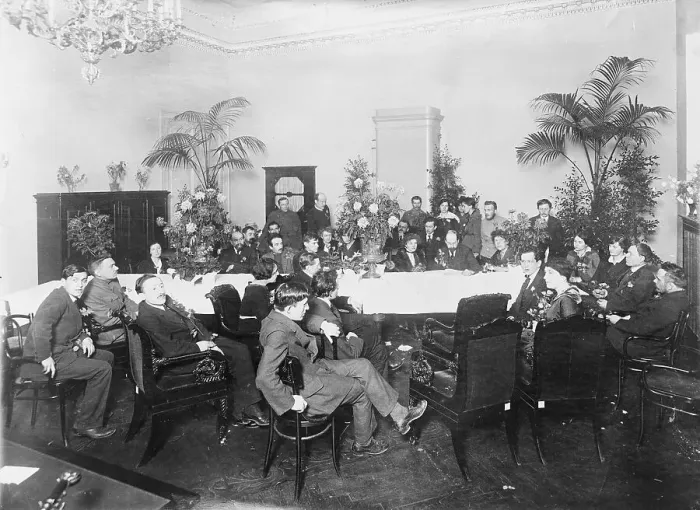 Framed Print : Meeting of Russian Education Department Framed Print : Meeting of Russian Education Department