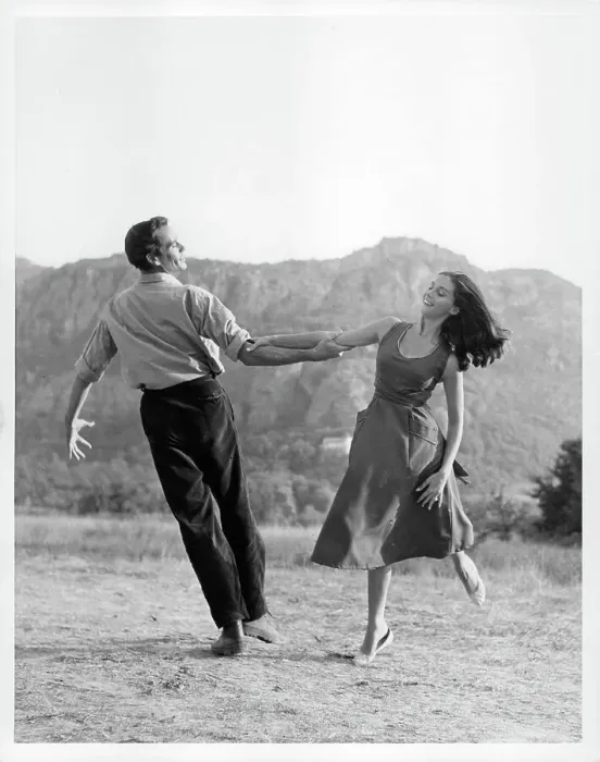 Framed Print : Mel Ferrer and Pier Angeli In The Vintage
