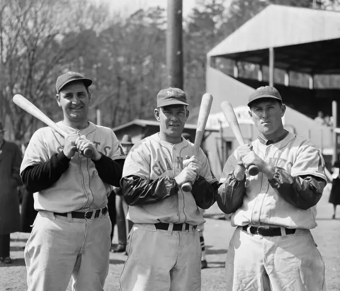 Framed Print : Mel Ott and Teammates Framed Print : Mel Ott and Teammates