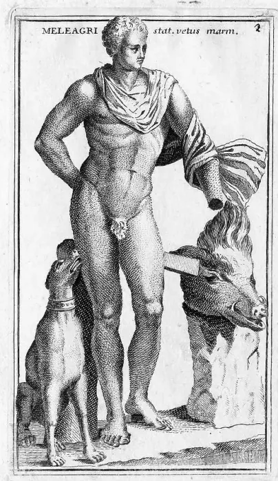 Framed Print : Meleagros, in Greek mythology the son of Althaia and Oineus, with hunting dog and head of a boar, historical Rome, Italy, digital reproduction of an 18th century original, original date unknown Framed Print : Meleagros, in Greek mythology the son of Althaia and Oineus, with hunting dog and head of a boar, historical Rome, Italy, digital reproduction of an 18th century original, original date unknown