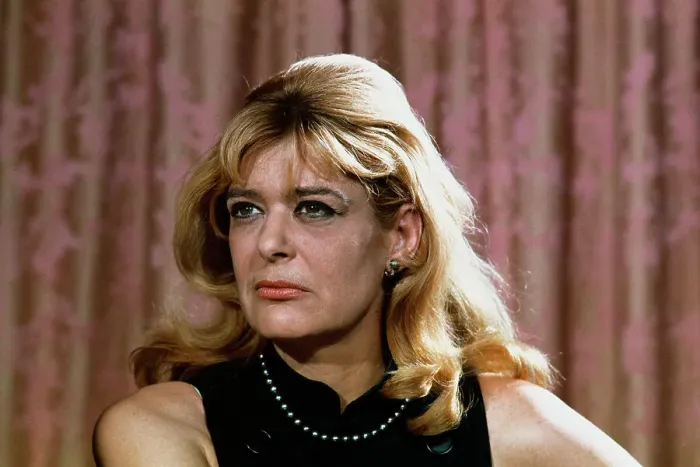 Framed Print : Melina Mercouri at Press Conference Framed Print : Melina Mercouri at Press Conference