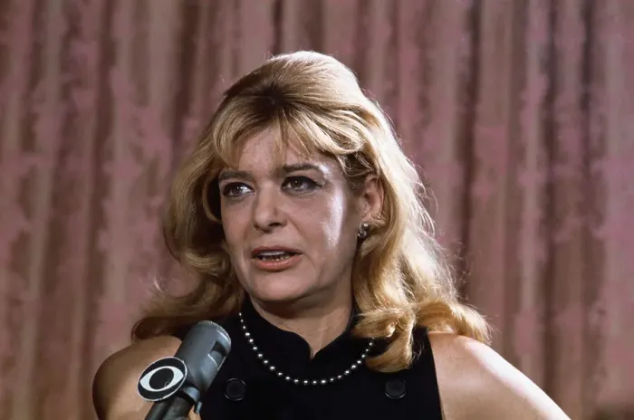 Framed Print : Melina Mercouri at Recent Press Conference Framed Print : Melina Mercouri at Recent Press Conference