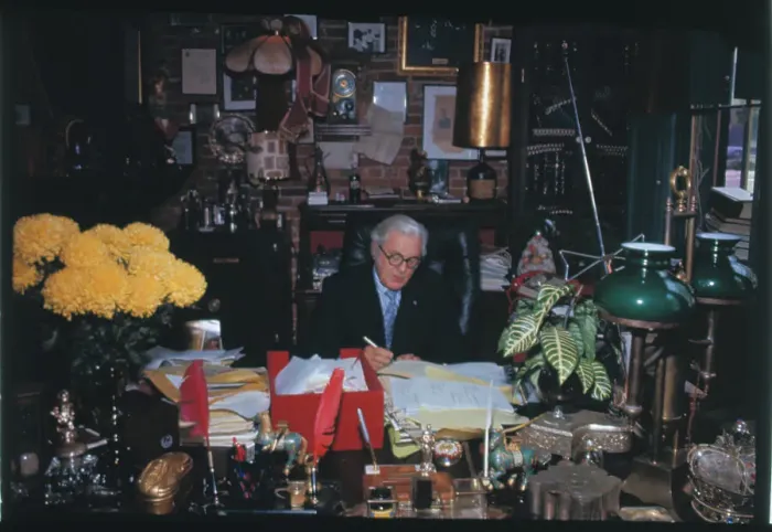 Framed Print : Melvin Belli Working in His Office Framed Print : Melvin Belli Working in His Office