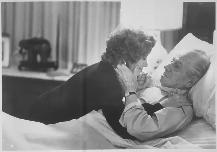 Framed Print : Melvyn Douglas and Shirley MacLaine Acting