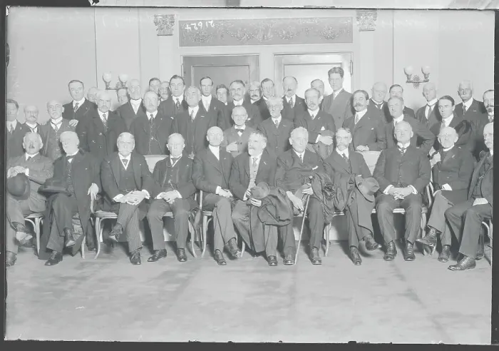 Framed Print : Members of Academy of Arts and Letters