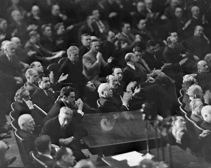 Framed Print : Members of Congress Listens to President After Japan Attack at Pearl Harbor Framed Print : Members of Congress Listens to President After Japan Attack at Pearl Harbor