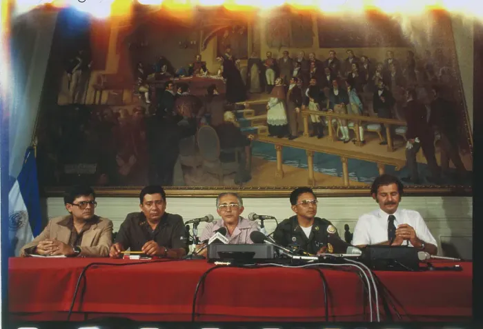 Framed Print : Members of El Salvador's Ruling Junta Framed Print : Members of El Salvador's Ruling Junta