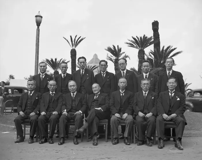 Framed Print : Members Of New Japanese Cabinet Framed Print : Members Of New Japanese Cabinet