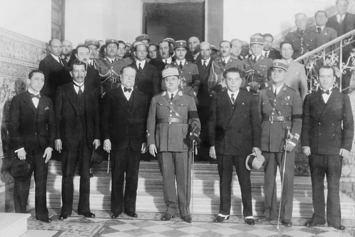 Framed Print : Members of Peruvian Government