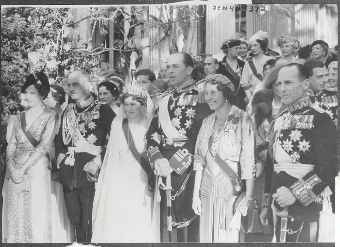 Framed Print : Members of a Royal Wedding Party Framed Print : Members of a Royal Wedding Party