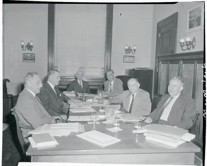 Framed Print : Members of the Special Senate Committee