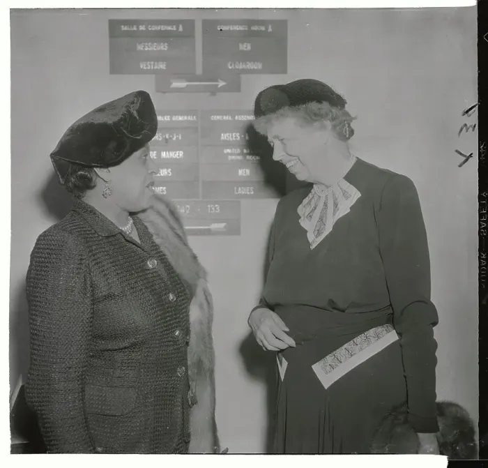Framed Print : Members of United Nations General Assembly Edith Sampson and Eleanor Roosevelt Framed Print : Members of United Nations General Assembly Edith Sampson and Eleanor Roosevelt