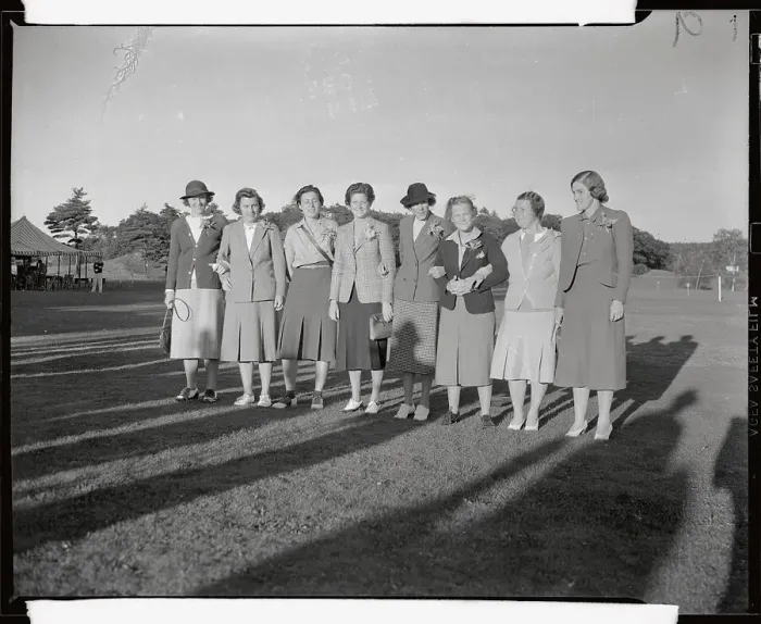 Framed Print : Members of the Victorious American Curtis Cup Team Framed Print : Members of the Victorious American Curtis Cup Team