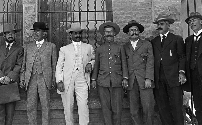 Framed Print : Members of Villa-Carranza Peace Meeting Framed Print : Members of Villa-Carranza Peace Meeting