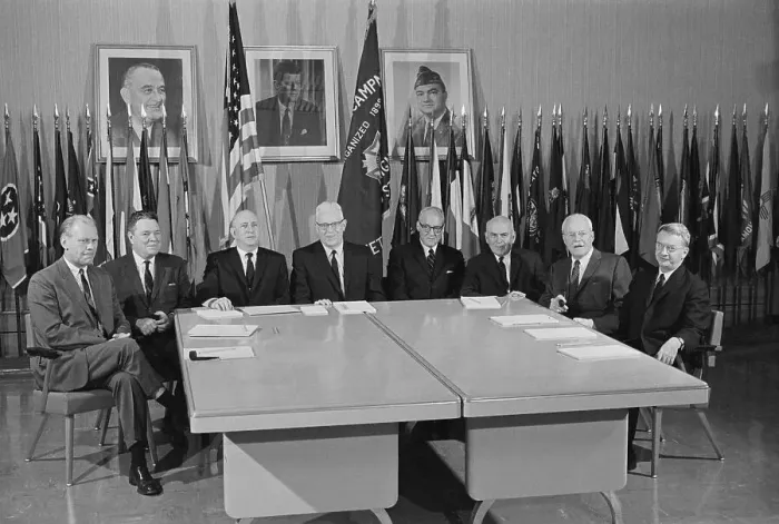 Framed Print : Members of the Warren Commission Framed Print : Members of the Warren Commission