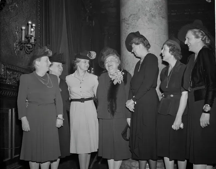Framed Print : Members of The Women's Press Club Framed Print : Members of The Women's Press Club