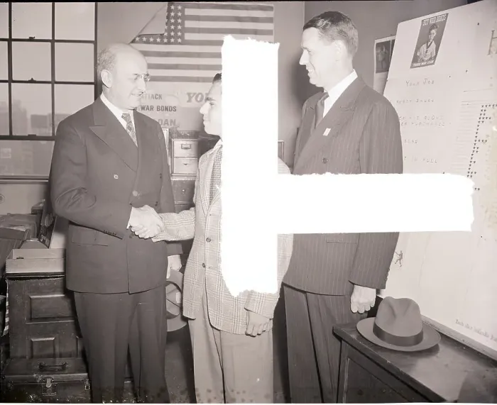 Framed Print : Members of WWII Finance Committee Framed Print : Members of WWII Finance Committee