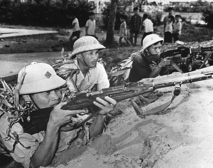Framed Print : Men Aiming Rifles W / Children Behind Framed Print : Men Aiming Rifles W / Children Behind