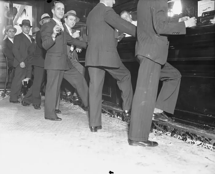 Framed Print : Men Awaiting the End of Prohibition Framed Print : Men Awaiting the End of Prohibition