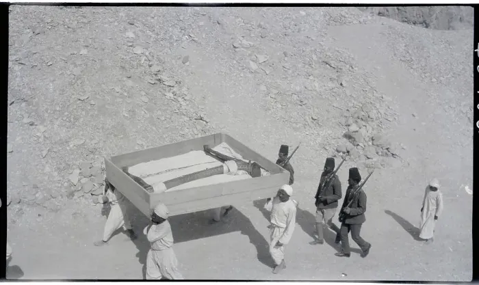 Framed Print : Men Carrying Sacred Cow from Tutankhamun's Tomb Framed Print : Men Carrying Sacred Cow from Tutankhamun's Tomb