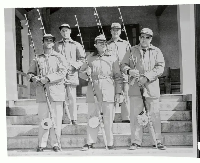 Framed Print : Men Competing in Tuna Cup Match Framed Print : Men Competing in Tuna Cup Match