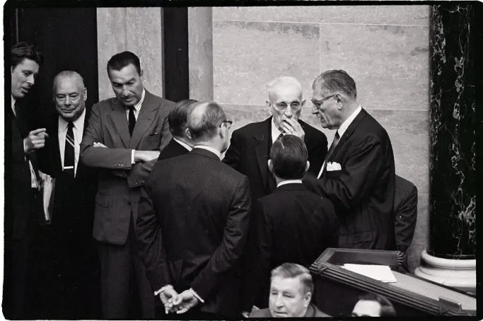 Framed Print : Men In Congress; House Floor; Talking Framed Print : Men In Congress; House Floor; Talking
