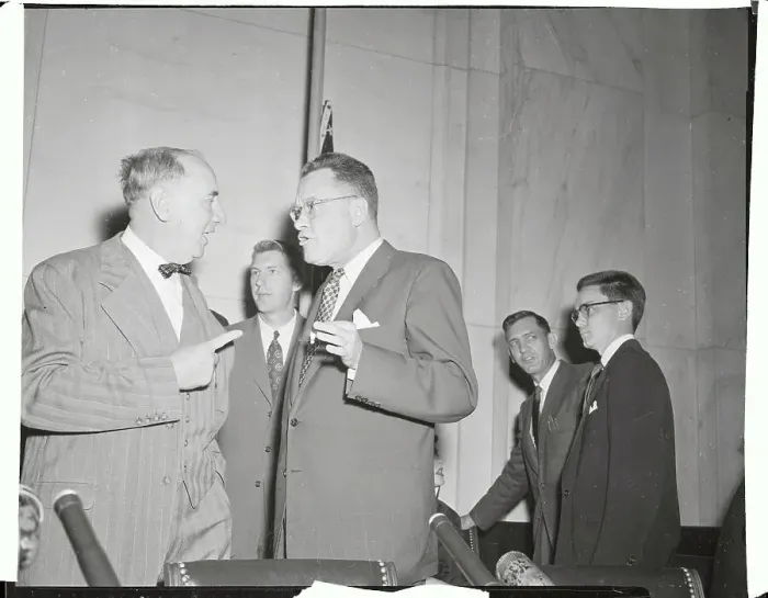 Framed Print : Men of Counsel Attending Hearing Framed Print : Men of Counsel Attending Hearing