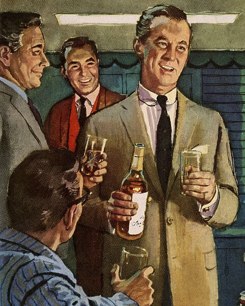 Men Drinking