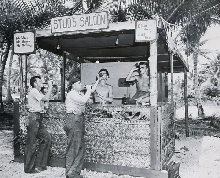 Framed Print : Men Drinking Coca Cola At Drink Stand Framed Print : Men Drinking Coca Cola At Drink Stand