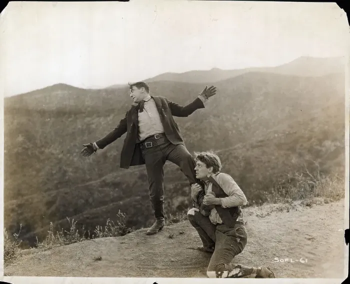 Framed Print : Two Men Fighting At Cliff'S Edge Framed Print : Two Men Fighting At Cliff'S Edge