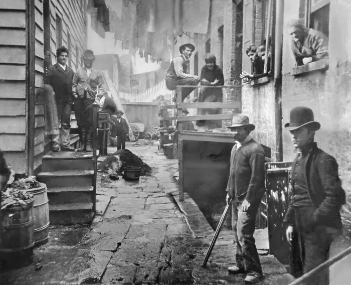 Framed Print : Men Gathered in Bandit's Roost Framed Print : Men Gathered in Bandit's Roost
