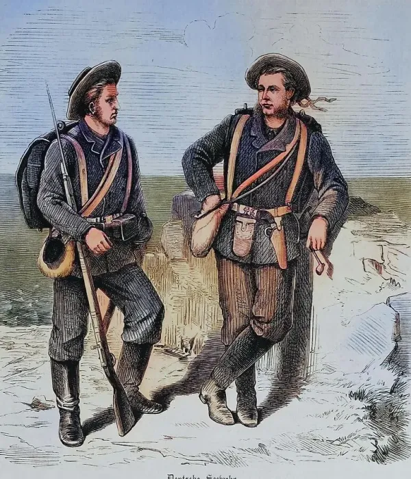 Framed Print : Men of the German Seewehr, 1870, illustrated war history, German, French war 1870-1871, Germany, France, Men of the German Seewehr, illustrated war history, German, French war 1870-1871, Germany, France Framed Print : Men of the German Seewehr, 1870, illustrated war history, German, French war 1870-1871, Germany, France, Men of the German Seewehr, illustrated war history, German, French war 1870-1871, Germany, France