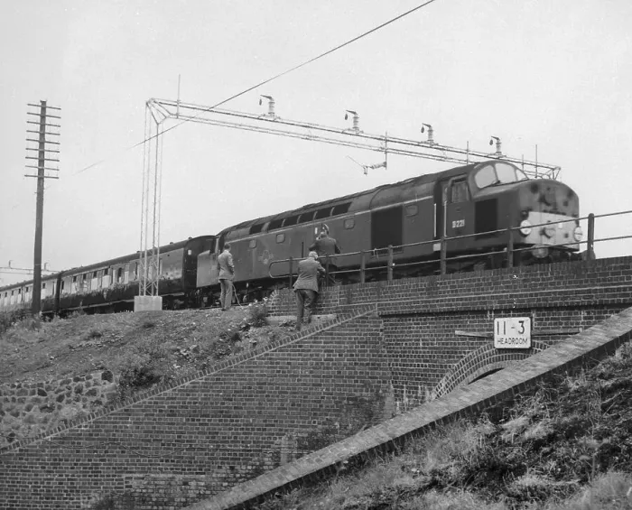 Framed Print : Men Investigating Train Robbery Framed Print : Men Investigating Train Robbery