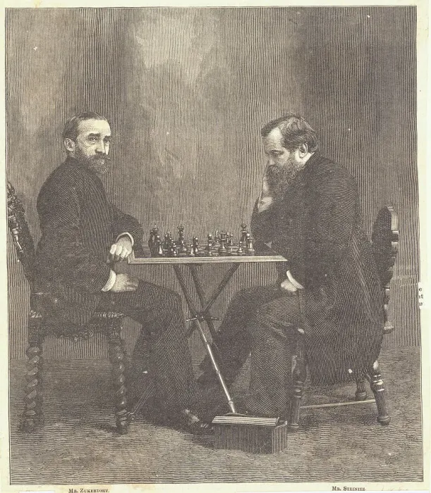 Framed Print : Men Playing Chess Framed Print : Men Playing Chess