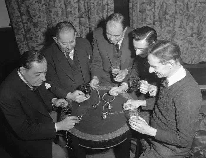Framed Print : Men Playing Conkers