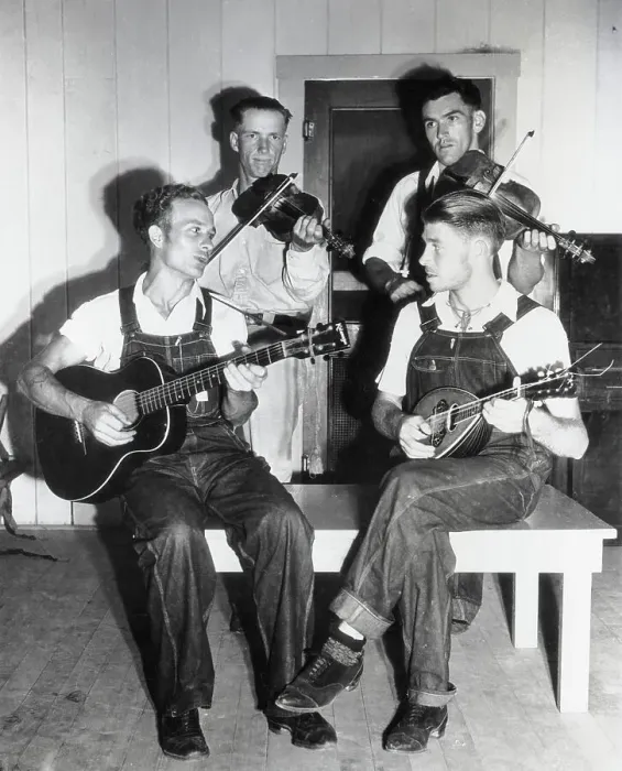 Framed Print : Men Playing Instruments; Guitar, Violin Framed Print : Men Playing Instruments; Guitar, Violin