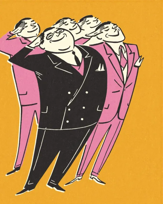 Framed Print : Five Men Saluting Framed Print : Five Men Saluting