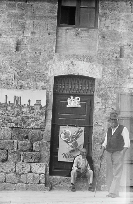 Framed Print : Men Of San Gimignano Framed Print : Men Of San Gimignano