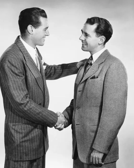 Framed Print : Two men shaking hands Framed Print : Two men shaking hands