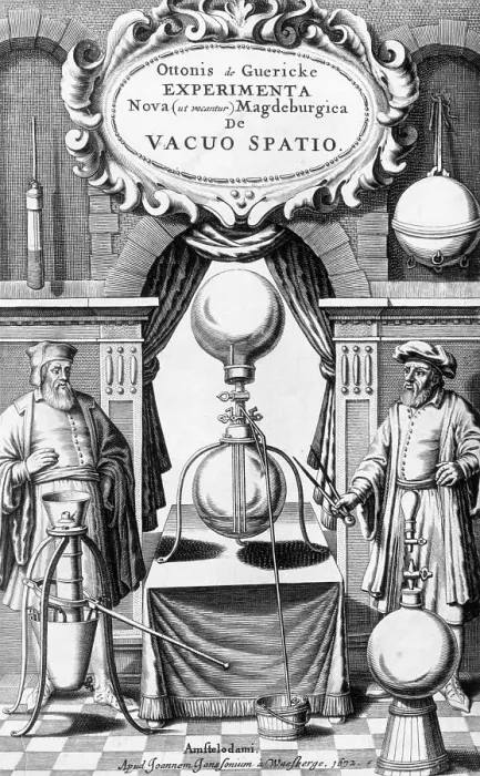 Framed Print : Men Standing W / Magdeburg Hemisphere Framed Print : Men Standing W / Magdeburg Hemisphere