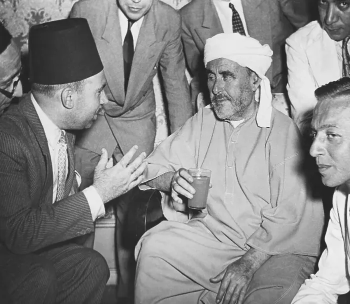Framed Print : Men Talk To Abd el-Krim Framed Print : Men Talk To Abd el-Krim