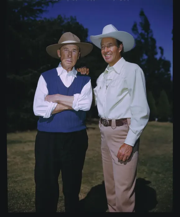 Framed Print : Men Wearing Cowboy Hats