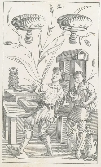 Framed Print : Men Working on Printing Press Framed Print : Men Working on Printing Press
