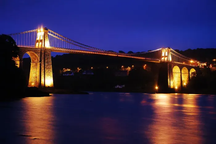Framed Print : Menai Bridge Framed Print : Menai Bridge