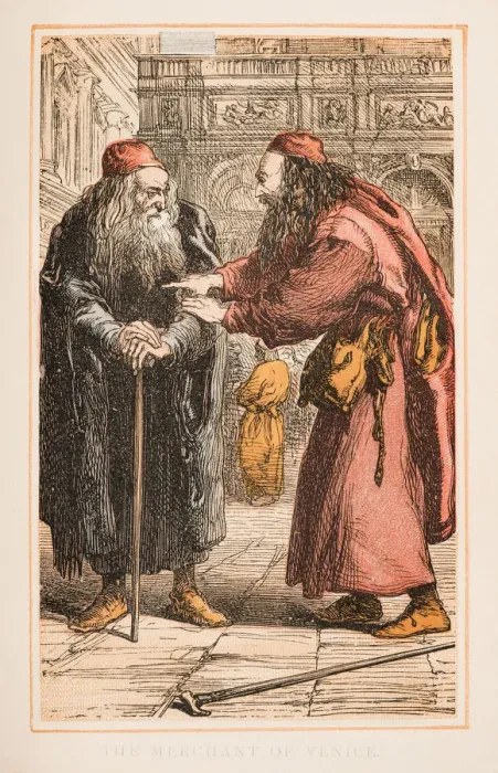Framed Print : The Merchant of Venice by Shakespeare engraving 1870 Framed Print : The Merchant of Venice by Shakespeare engraving 1870