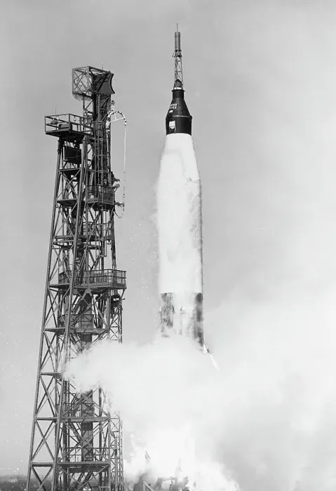 Framed Print : The Mercury 6 Mission Launch Framed Print : The Mercury 6 Mission Launch