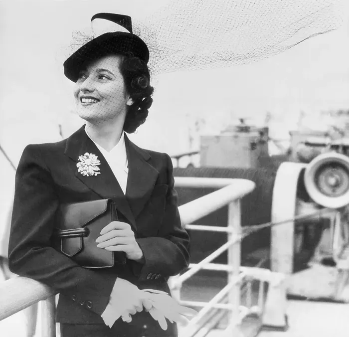 Framed Print : Merle Oberon Aboard Liner Normandie Framed Print : Merle Oberon Aboard Liner Normandie