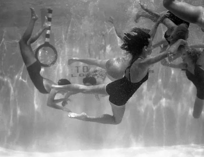 Framed Print : The Mermaids of Underwater Basketball Framed Print : The Mermaids of Underwater Basketball